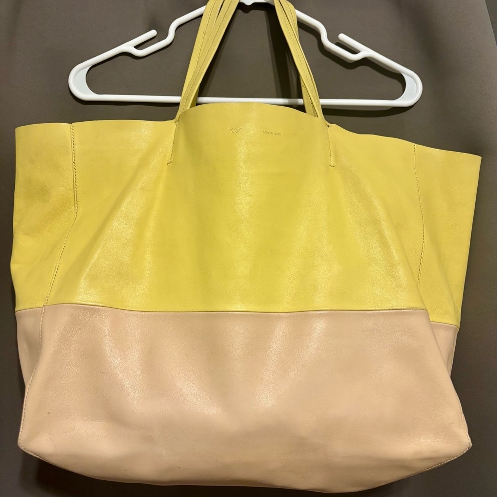 Authentic Celine Bi-Color Horizontal Cabas